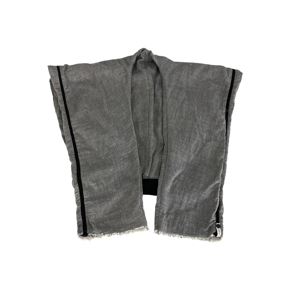 One Teaspoon Harem Pants Womens XXS Grey Black Stripe Drop Crotch Boho Trousers - Picture 5 of 10